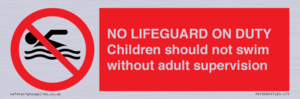 NO LIFEGUARD ON DUTY
